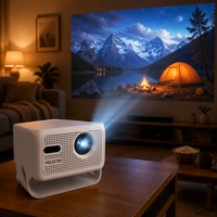 Projecteur intelligent HY320MAX de petite taille, économie de transport, 400 ANSI lumens réels, 1080P natif, décodage 8K, projecteur portable