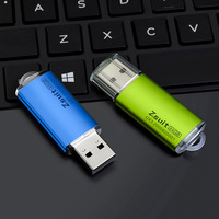 Clé USB personnalisée avec logo, haute vitesse USB 2.0 3.0, portable, 32 Go 64 Go 128 Go, puce flash, clé mémoire en métal, clé USB