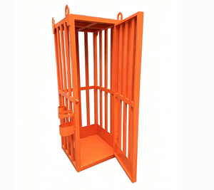 Cesta de seguridad para trabajos en altura en ingeniería civil, jaula para trabajos en altura, tamaño, color y logotipo personalizables - Product Image 3