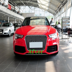 Kit pour <span class=keywords><strong>audi</strong></span> <span class=keywords><strong>RS5</strong></span> 2008 — 2012, pare-choc avant avec Grille noire, pour au-di A5 B8, 2 pièces - Product Image 4