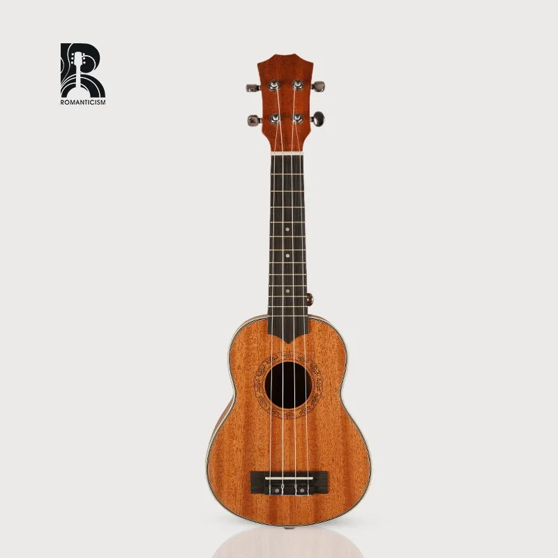 Rus-01 R 21 Inch Magogany plywood Color Wholesale Ukulele Foreign Musical Instrument Retail Small four srtring guitar ukulele