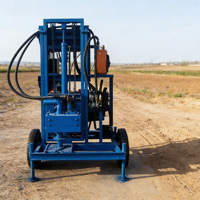 Machine de forage de puits d'eau profonde de 100 m, fabriquée en Chine, certifiée CE ISO9001, équipement de forage de puits et de sondages
