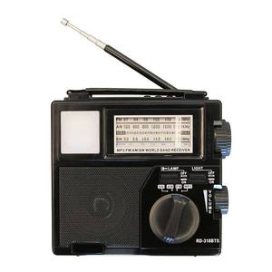 Radio Portátil Recargable Solar Multibanda AM FM SW con Linterna, Receptor BT, TF, USB, Reproductor MP3 para Exteriores y Hogar - Product Image 6
