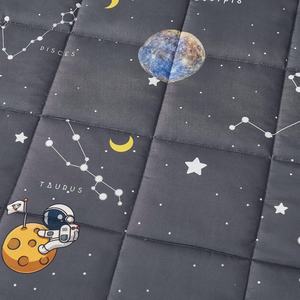 100% coton meilleure <span class=keywords><strong>couette</strong></span> de thérapie pour couvertures de gravité pour enfants Logo personnalisé 7lb pour garçons filles utilisation de la technique tissée pondérée sur Airp - Product Image 6