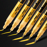 Marqueur métallique professionnel 2,0 mm, stylo à peinture permanent or et argent pour album photo DIY, carton noir, logo personnalisé