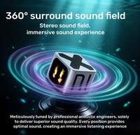 Haut-parleur portable 5.5 pouces avec subwoofer 4 pouces, écran tactile, basses améliorées, chargement USB/sans fil, design mini-boîtier en plastique pour voiture