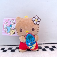 Nouvel Arrivage Porte-clés en peluche sirène hawaïenne noire mignonne, breloque de sac à impression numérique pour poupées et sacs à dos