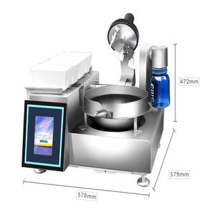 Machine à wok automatique électrique/gaz en acier inoxydable, cuisine de restaurant, <span class=keywords><strong>robot</strong></span> de cuisine robotisé alimenté par l'IA, <span class=keywords><strong>robot</strong></span> de sauté automatique - Product Image 5