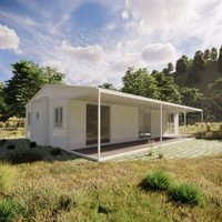 Maison préfabriquée pliable et extensible économique de 40, 30 et 20 pieds, avec cuisine, prix abordable, idéale comme logement secondaire