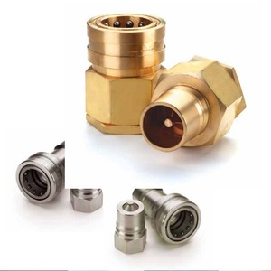 Phytco Hansen Pneumatic Coupling Brass 18 To 34 Mm Ball Locking One Way Disconnect <b>Quick</b> <b>Connector</b> - Product Image 3