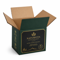 Caja de Cartón Corrugado Personalizada al por Mayor para Embalaje de Regalos, Autoarmable, con Relieve, Laminación Mate y Recubrimiento UV para Envío
