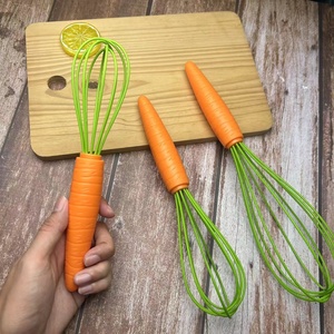 Cấp thực phẩm bán buôn <span class=keywords><strong>8</strong></span> 10 12 inch Silicone <span class=keywords><strong>Egg</strong></span> Beater với cà rốt xử lý kem Mixer Silicone dây của nhãn hiệu trứng <span class=keywords><strong>Whisk</strong></span> Baking công cụ - Product Image 5