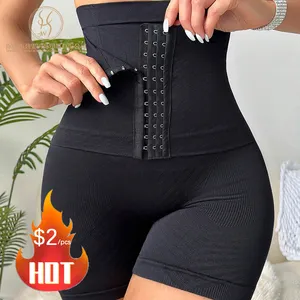 Traceless Naadloze Afslanken Nylon Controle Body Shaper Hoge Taille Slipje Gordel Voor Dames En Dames