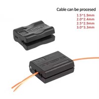 Dénudeur de gaine de fibre optique FTTH en alliage Lenew, sûr et facile à utiliser, pour câbles extérieurs, tube tampon longitudinal, noir, avec testeur et outil
