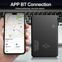 Carte de suivi GPS MFi pour portefeuille, carte de suivi AirTag avec batterie rechargeable, étanche IP68, en plastique, pour enfants, compatible Find My par Apple