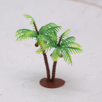 Miniatur Pohon Kelapa Pantai Mini, Lanskap Mikro, Dekorasi Meja Pasir, Hiasan Kue Panggang, Kerajinan Rumah Boneka