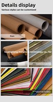 Rouleau de papier kraft lavable ZHICAI Jacron, plusieurs options d'épaisseur, papier spécial pour accessoires de sacs