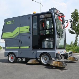Autolaveuse industrielle autoportée, balayeuse 3000W avec réservoir de 160L - Product Image 1
