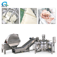 Mélangeur planétaire automatique multi-griffes avec alimentateur élévateur à tranchage pour le traitement de l'extraction de sauces et de graisses