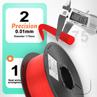 Filament d'impression 3D HONYA PETG en gros, 1,75 mm, 1 kg par rouleau pour imprimantes 3D, origine CN/GUA, température d'impression 200-230°C