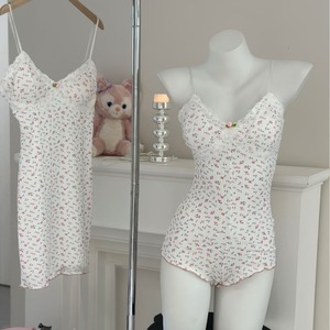 Cute Floral Pajamas <b>Set</b> for Women, Coquette Aesthetic Sleepwear, Soft & Comfortable Pajama <b>Set</b> - Product Image 4