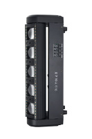QSE 10x30W Nouvelle Lumière de Scène Spider à Effet Beam, Wash et Strobe RGBW, Boîtier en Aluminium Noir, DMX512 19/36/57 Canaux