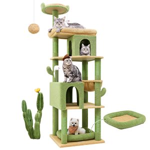 Arbres à <span class=keywords><strong>chat</strong></span> robustes Starmoon pour chats de grande taille, <span class=keywords><strong>arbre</strong></span> à <span class=keywords><strong>chat</strong></span> robuste de 72 pouces pour chats de grande taille, hamac - Product Image 1