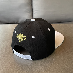 Casquette de baseball unisexe respirante en tissu Dobby à motif Argyle, visière plate, personnalisable OEM, broderie sportive, quatre saisons, style Hip Hop et Street Dance - Product Image 6