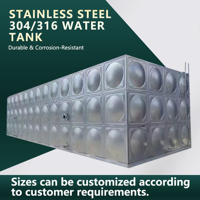 Wholesale High Strength SUS304 Stainless Steel Bolted Assembled Fire Water Tank