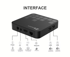 Giá rẻ nhất TV Box Z6 mini + Android 14 ATV Amlogic S905 L3 với BT giọng nói từ xa 8G 32GB 64GB 128G Z6 Mini cộng với VS mx10 Pro - Product Image 4