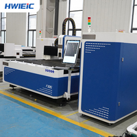Mesin Pemotong Plat Logam Laser Fiber CNC Raycus Max 3KW 6KW Baru / Peralatan Pemotong Laser A3015