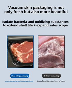 Machine d'emballage sous film automatique pour viande – Emballage sous vide économique pour conserver la fraîcheur des aliments – Machine d'emballage sous film automatique - Product Image 3