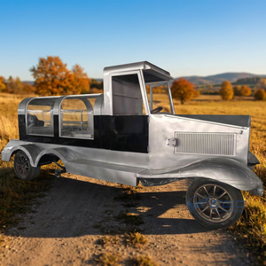 Limousine cercueil personnalisée, remorque funéraire argentée, véhicule funéraire, voiture de service funéraire - Product Image 1