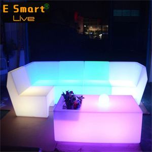 Tabouret incurvé portable, chaise de repos, <span class=keywords><strong>canapé</strong></span> sexuel, mobilier de bar en plastique PE brillant, led - Product Image 2