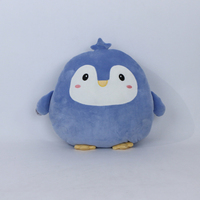 Peluche de pingouin animal de dessin animé Kawaii de 35 cm et oreillers en peluche tigre doux écologique cadeaux en tissu de coton super doux