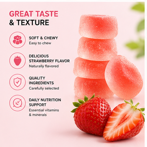 Gommes multivitaminées pour femmes avec vitamines et minéraux pour marque privée OEM - Product Image 3