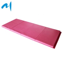 Colchoneta Plegable de Gimnasio de Alta Densidad, 18oz, PVC, Portátil, con Acolchado de Espuma EPE de 40mm de Grosor, para Ejercicio y Aeróbicos