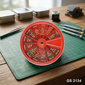 Assortiment de vis de précision pour la réparation d'optiques et de montres, avec boîte de rangement compartimentée pour horlogers | GS2134B - Product Image 2