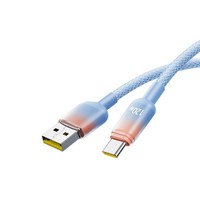 Cable de Datos USB-C con Carga Súper Rápida de 120W, Cable de Carga para Automóvil, Trenzado