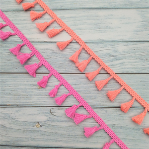 Boarder Trim Tassel Llavero para cortinas Flyer Fringe Trim Poliéster Venta al por mayor 100% Poliéster 4,5 Cm Tassel Thread Color CN;ZHE - Product Image 4