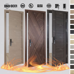 Puerta de habitación de hotel ignífuga de fábrica superior de China En/Bs/como puerta cortafuego de madera certificada Frl30 Frl60 con puertas cortafuegos de habitación de hotel - Product Image 1