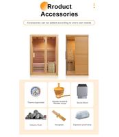 Sauna infrarouge lointain personnalisé pour 2 personnes, idéal pour la détox, le soulagement de la douleur et la relaxation, pour l'intérieur et l'extérieur, best-seller