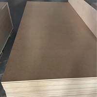 Panneau MDF haute densité 1220x2440mm personnalisé Panneau en bois HDF 12mm 16mm épaisseur feuille MDF ordinaire pour hôtel utilisation personnalisée