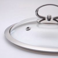 Couvercle de cuisson en verre trempé de type T pour poêle à griller, pièces de rechange écologiques pour ustensiles de cuisine