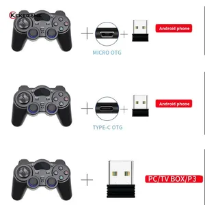 Heißes Produkt 2,4G Kabelloser USB Android-Spielcontroller Kompatibel mit TV <span class=keywords><strong>Computer</strong></span> Android TV Box PC PS360 Modell 850M - Product Image 5
