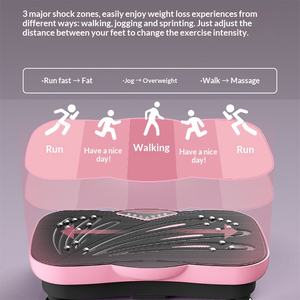 Macchina per Esercizi a Vibrazione per Tutto il Corpo, Attrezzo per Esercizi in Piedi, Vibrazione ad Alta Frequenza per Connessione PC, Materiale PC, Capacità Massima 150kg - Product Image 3