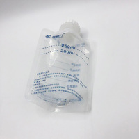 Pochette Doypack en plastique transparente, durable et recyclable, avec bec verseur et grand bouchon de sécurité, imprimée en héliogravure pour liquides chimiques