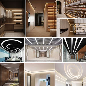 YG-1210 Vente directe d'usine, profilés linéaires en aluminium LED, bandes lumineuses de plafond, <span class=keywords><strong>canal</strong></span> lumineux linéaire en aluminium LED - Product Image 6