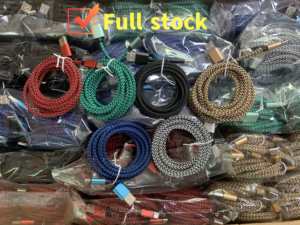 Phụ Kiện Điện Thoại Cáp Sạc Nhanh Usb A Sang Type C Bện Nylon Cáp USB Dữ Liệu USB2.0 Sang Usb C 5V 3A - Product Image 6