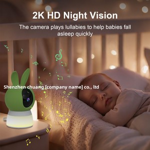 Monitor Inteligente para Bebés con Cámara y Luz Nocturna, HD WiFi, Monitor de Sueño Infantil, Detección de Temperatura y Humedad, Suministro de Fábrica OEM - Product Image 4